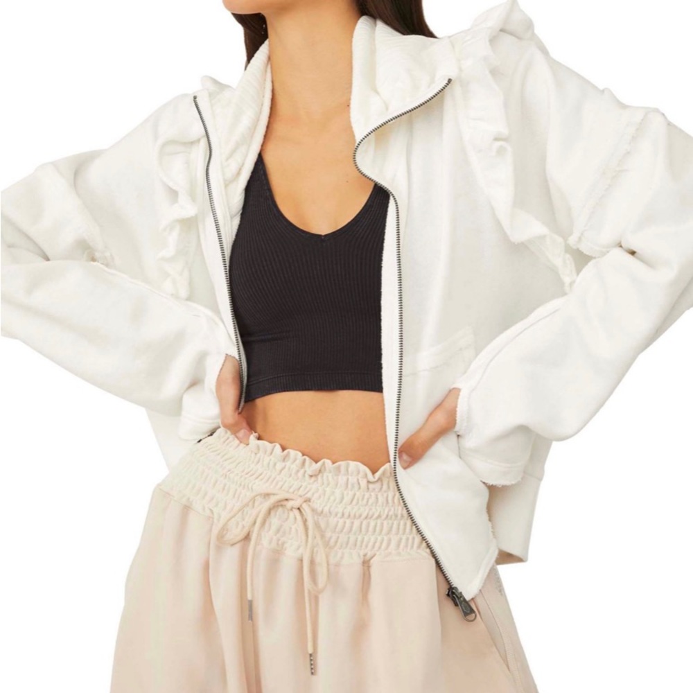 FP Movement by Free People Women's So Cool Sweat Full-Zip Jacket